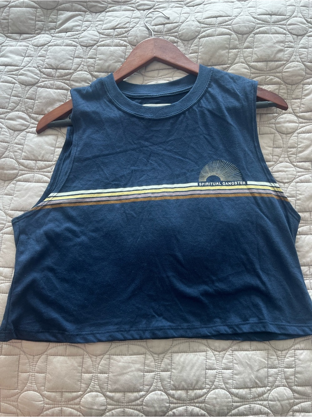 SPIRITUAL GANGSTER Sg Rays Spirit Crop Tank - Picture 4 of 16